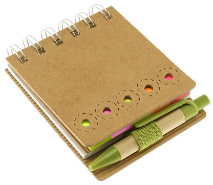 Memo Set Ecológico con Bolígrafo - Imagen 3