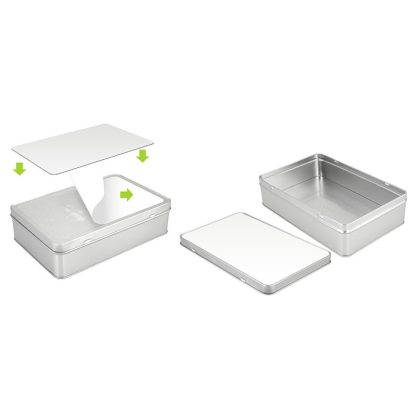 Caja Metálica Rectangular Sublimación - Imagen 3